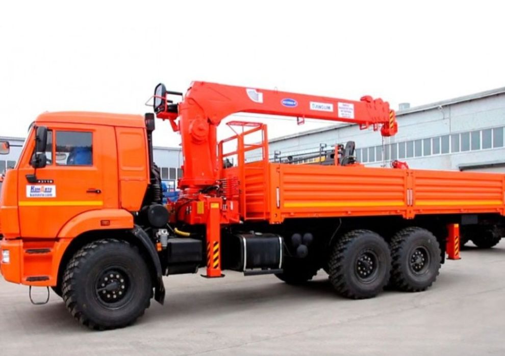 Kamaz bortli manipulyator (Kran-manipulyator) uzoq muddatli ijaraga (a