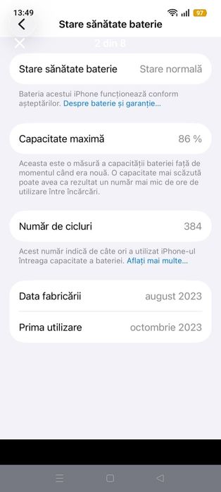Vând iPhone 15 pro max