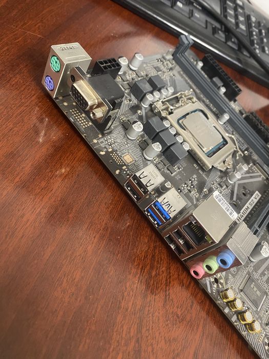 H410M+10100f мать+проц