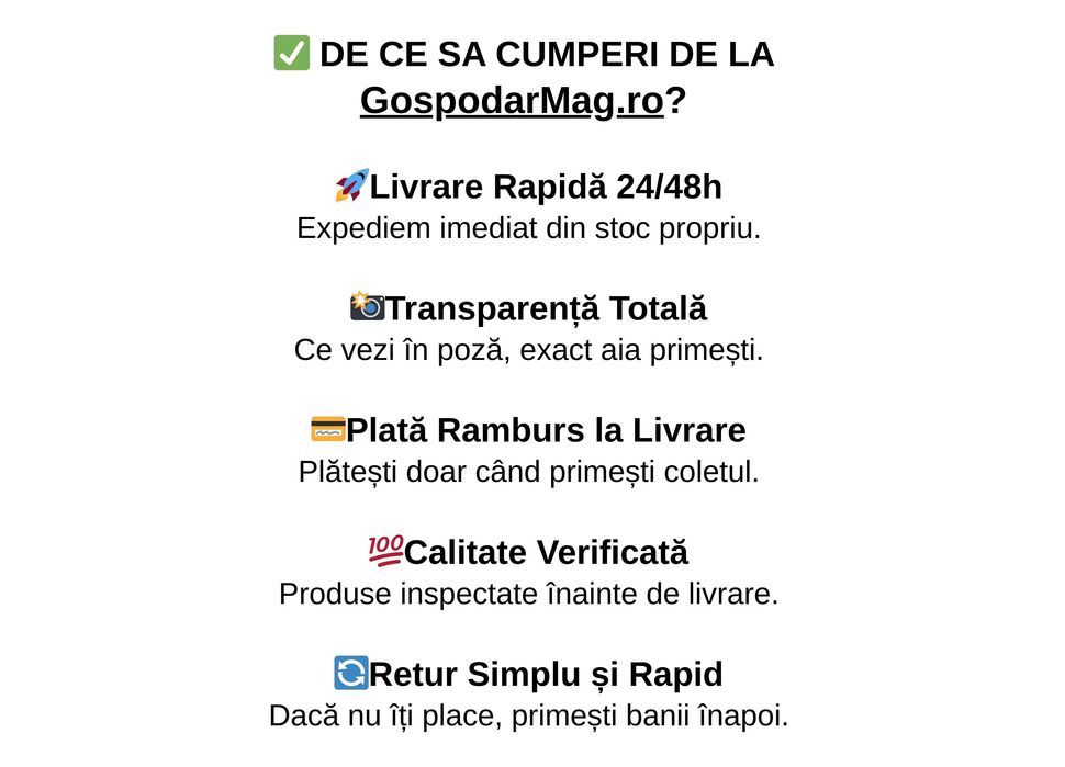 Set Cuțite Măcelarie Profesionale 6 Piese - Stoc limitat!
