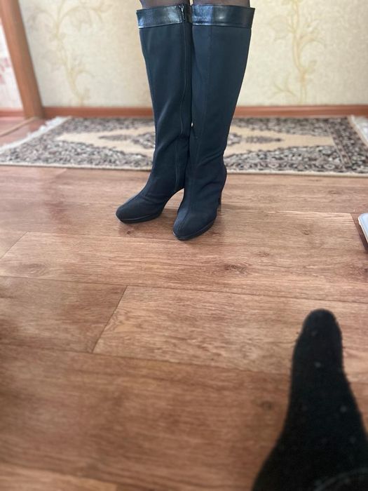 Сапоги женские демисезонка 36 размер бу в идеальном состоянии