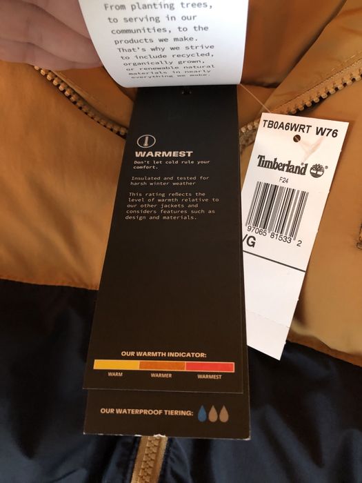 Timberland Synthetic Insulated Puffer Jacket ОРИГИНАЛ мъжко зимно яке