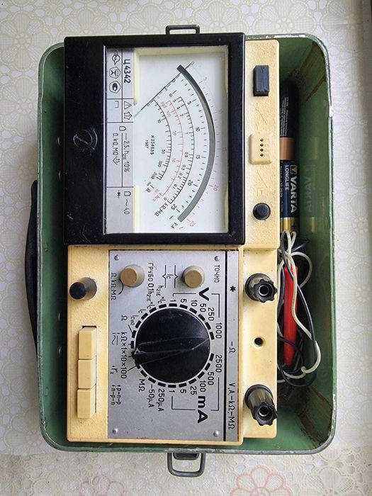 Аналоговый  советский тестер
