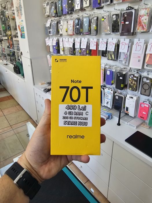 Realme Note 70T, 4/256GB, Sigilat, Garanție