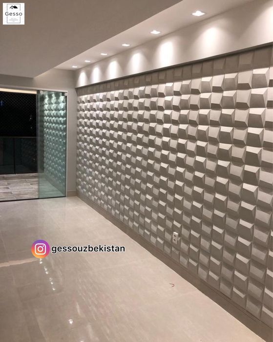 Гипсовые 3д панели | 3д панель | 3d panel | декор decor tyaga aboy