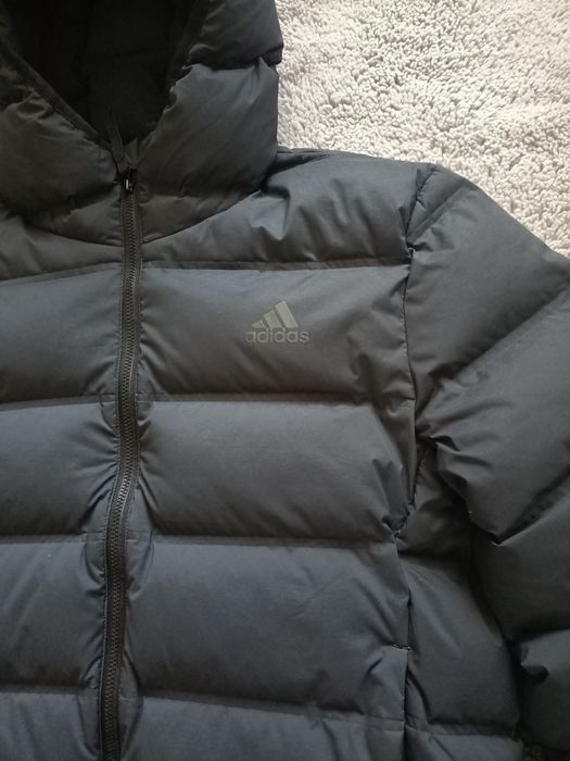 Geacă puf adidas Helionic Hooded Down Jacket