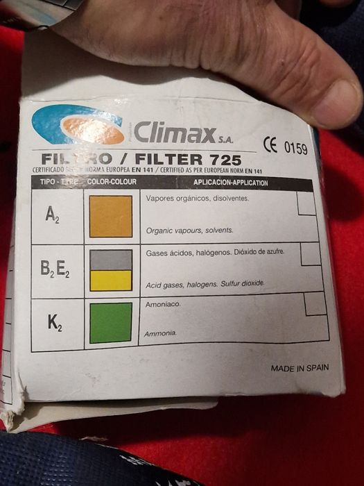 Masca de Gaze cu cartus ,produs nou