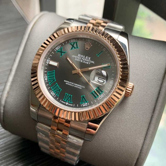 Автоматичен мъжки часовник Rolex Datejust Two Tone Wimbledon