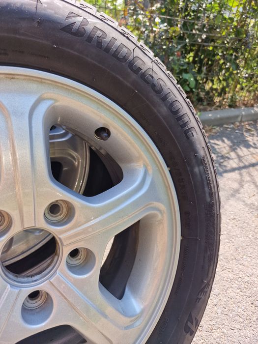 Jante aliaj originale Honda 15" plus anvelope vară Bridgestone Turanza T005 195/65 R15 91H