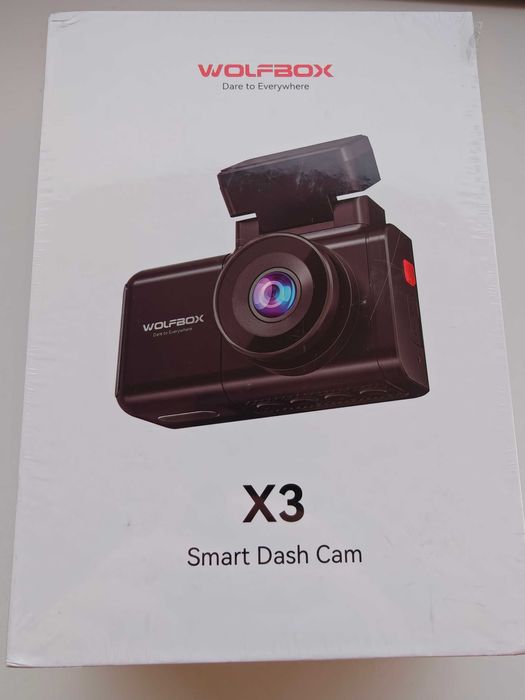 Видеорегистратор WOLFBOX X3 – 2.5K/60fps, STARVIS 2, 2кам, GPS Wi-Fi 5