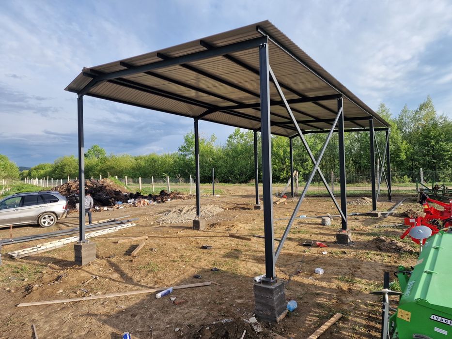 Copertine metalice pentru utilaje hale