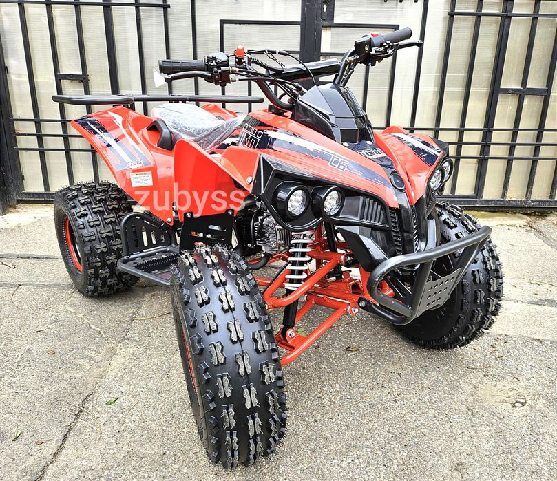 ATV 125cc Raptor Copii Benzina 4Timpi Roti 8 inch Sasiu Ranforsat