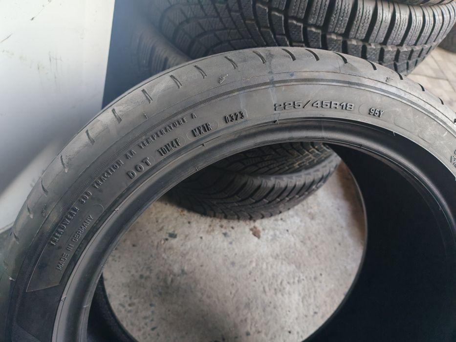 225 45 18,câte 4buc vară Good Year si Fulda, 5mm