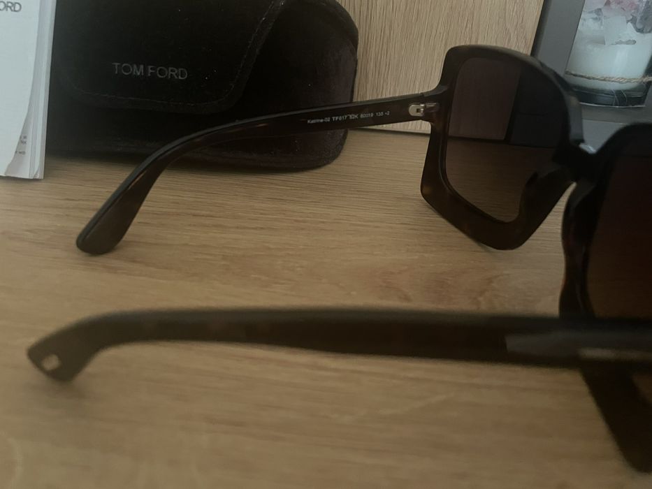 Дамски слънчеви очила Tom Ford Katrine-02, тъмнокафяв