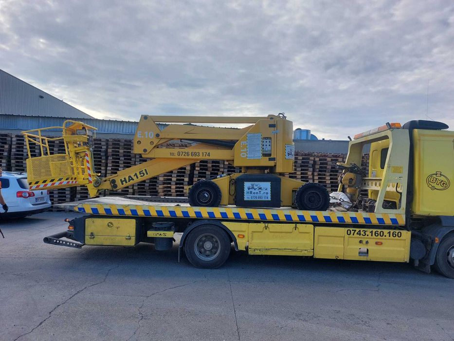 Închiriere Nacelă Electrică cu Braț Articulat – 15 m