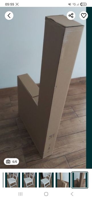 Set 6 scaune lemn masiv noi