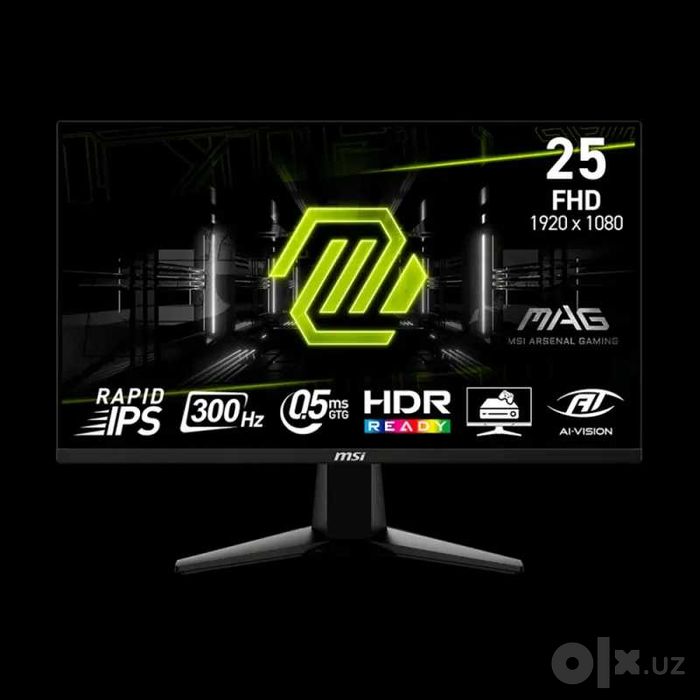 24.5" Монитор MSI MAG 255XF 300hz IPS черный