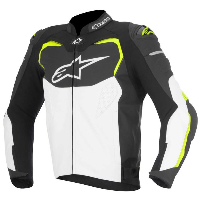 Кожено яке ALPINESTARS GP PRO black/yellow