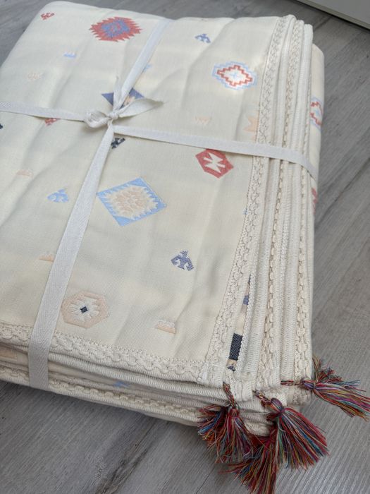 Муслиновый японский плед