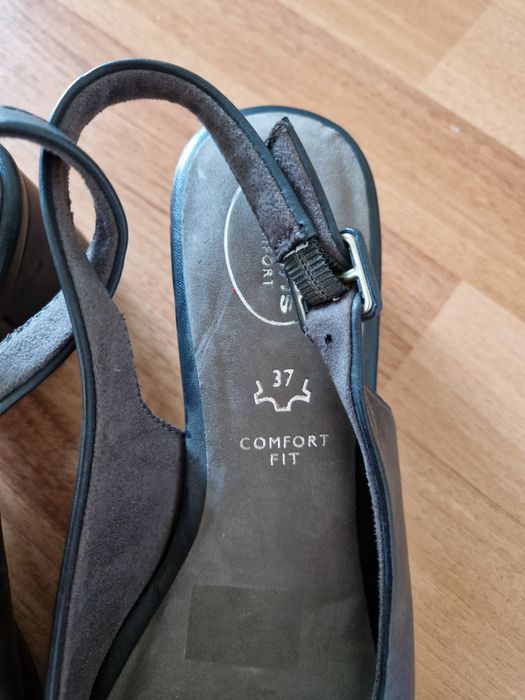 Sandale negre tamaris