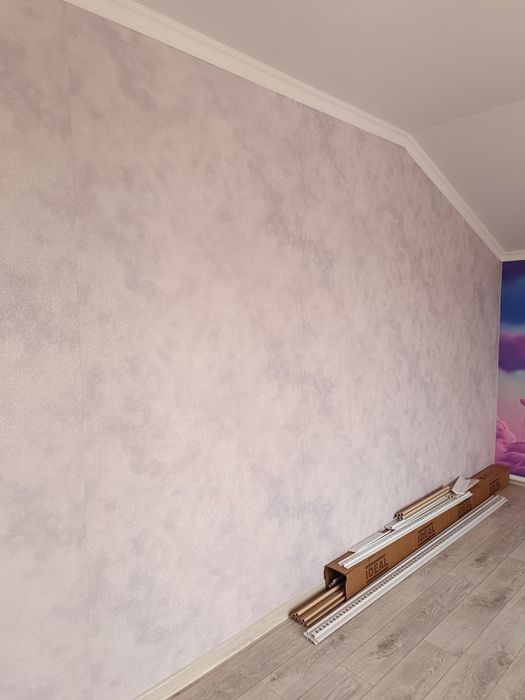 Обои,закатка,левкас