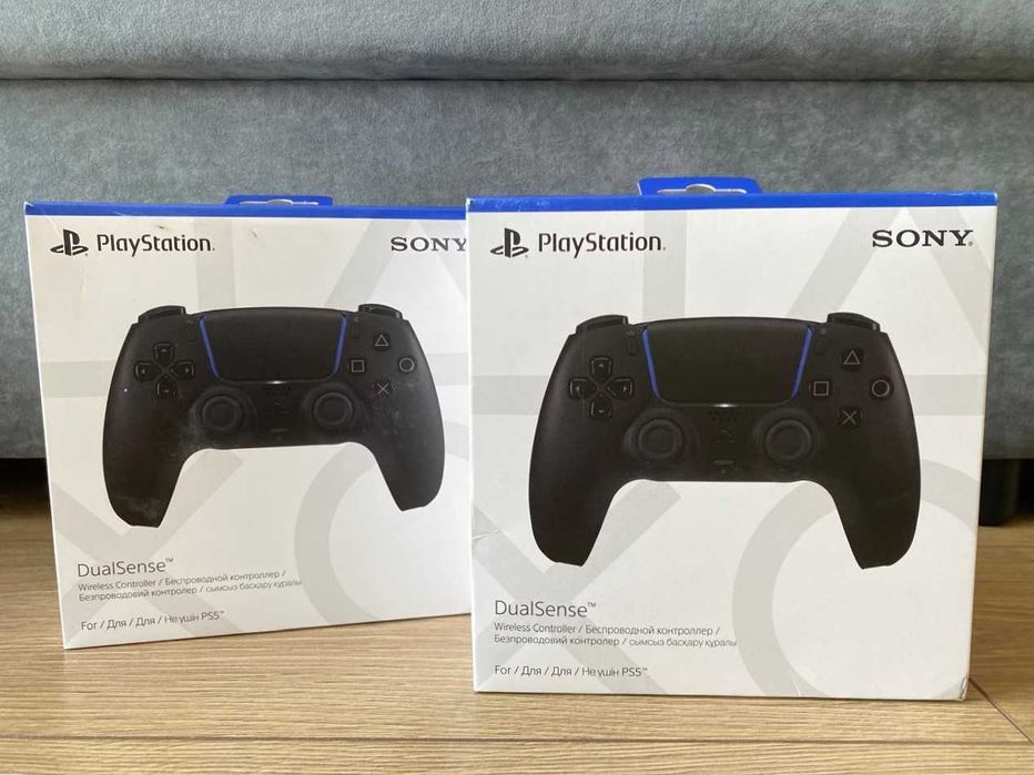 Новые Оригинальные Геймпады PlayStation 5 Midnight Black/ Черный
