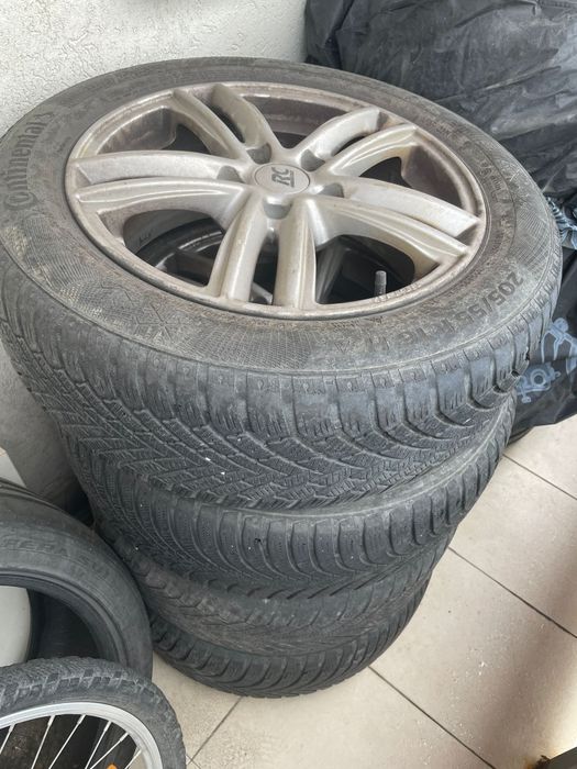 Jante cu cauciucuri iarna 205 55 r16 5x112
