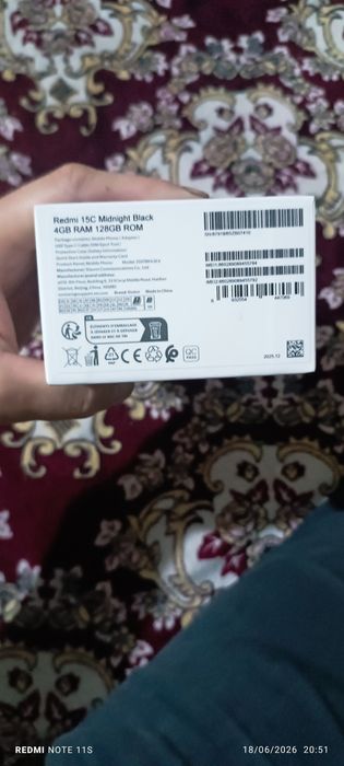Redmi 15 c yangi karopkasi ochilgan buldi