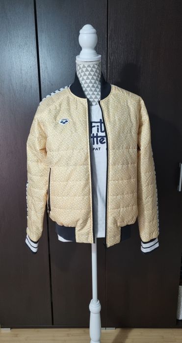 Jacheta cu 2 fețe galben-negru