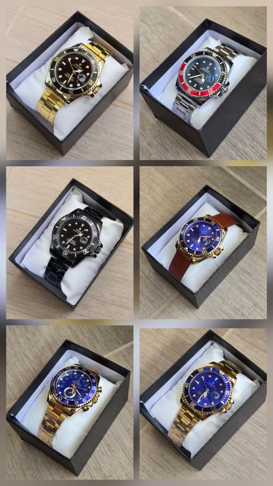 Чисто Нови Луксозни Часовници Rolex, Hublot, Patek Philippe, Audemars Piguet, AP, Richard Mille, RM, Breitling