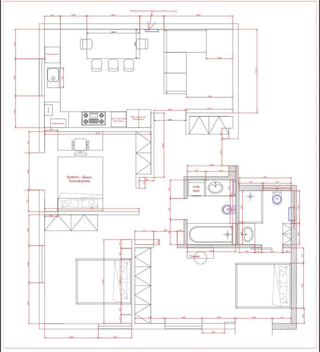 Ттз новостройка 4-х комнатная в ЖК «Riverside»