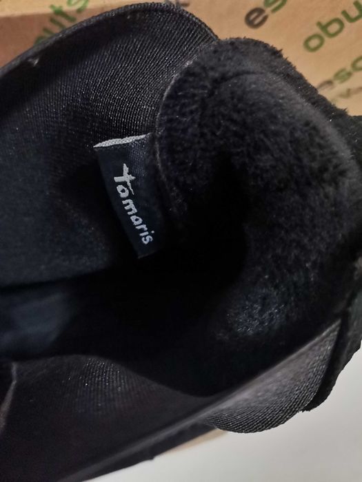 Боти черни велур Tamaris