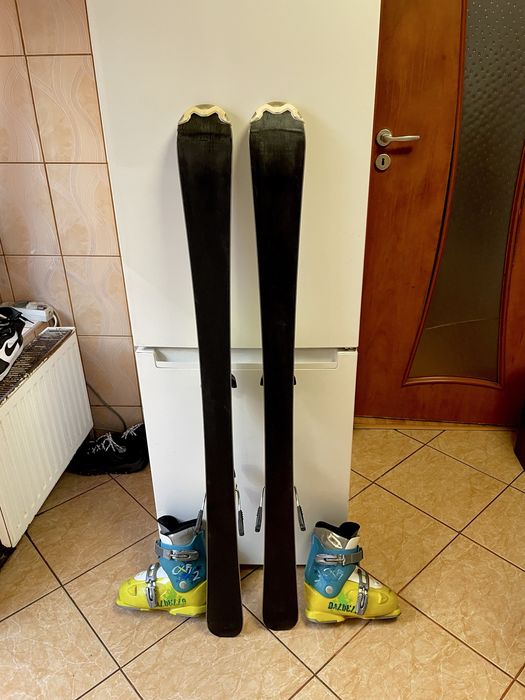 Schiuri copii 127 cm head cu clapari set ski