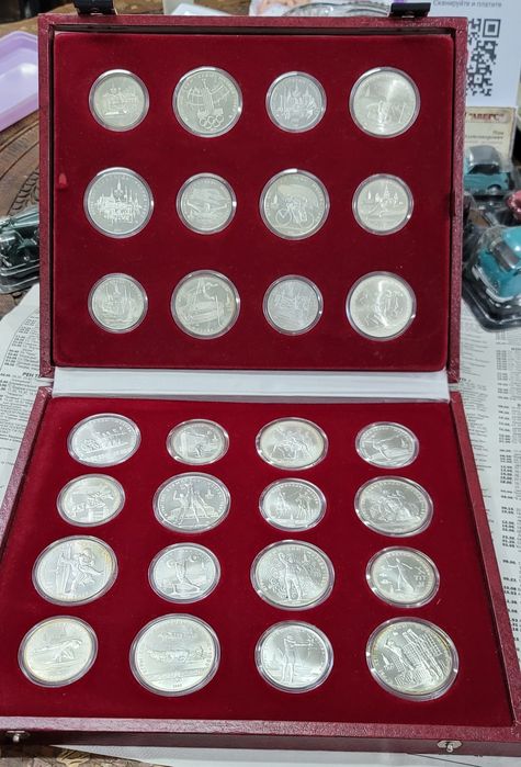 Монеты серебро Олимпиада 80