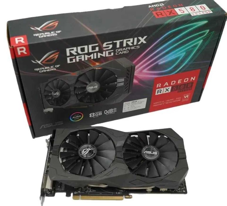 ASUS AMD Radeon ROG STRIX Gaming RX 580 8 ГБ GDDR5