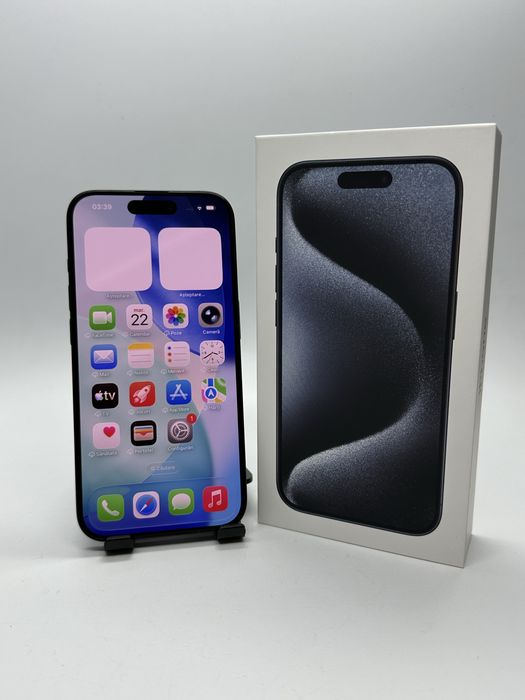 iPhone 15 PRO 128Gb Blue | STARE 10/10 | Baterie 89% | Garantie