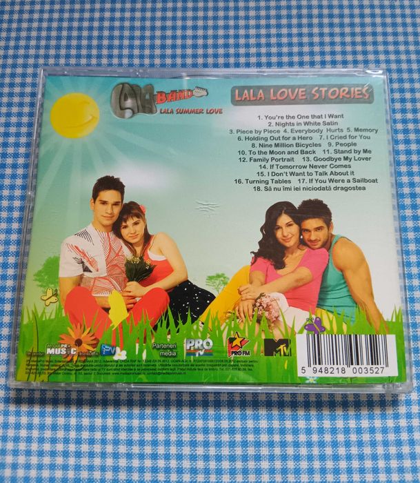 CD Lala Band,Lala summer love, vechi de colecție, conține 2 CD-uri