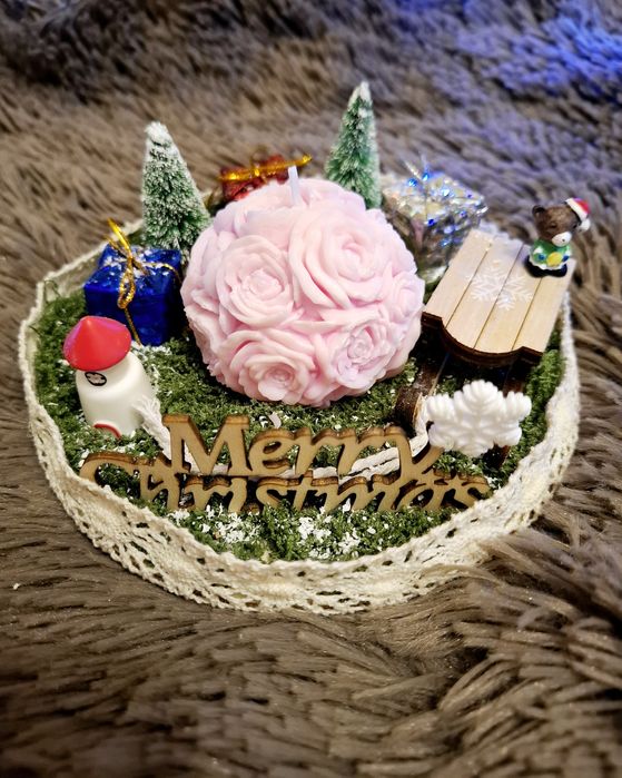 Ръчно изработена коледна декорация