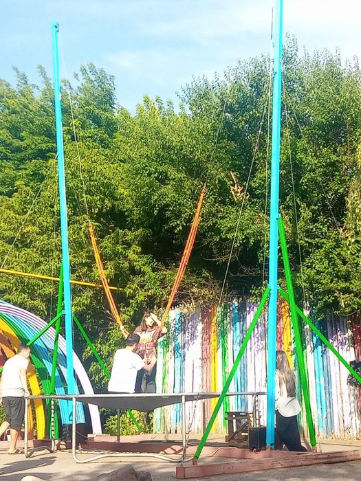 Тарзанка рогатка атракцион