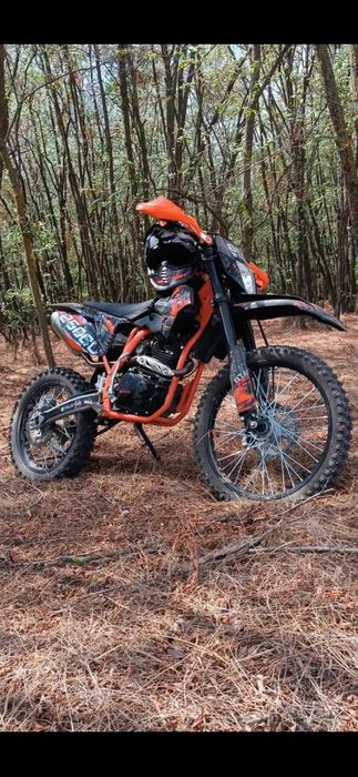 НОВ 250CC Gas TELSTAR Enduro Cross  + Подарък Каска