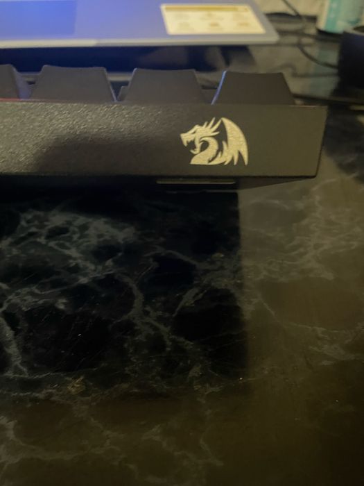 Mеханична клавиатура Redragon - Deimos K599, , Red, RGB, черна