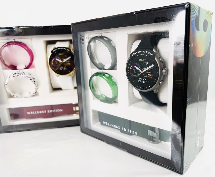 ПРОМО! НОВ! Fossil Gen 6 Wellness Edition Bumper Set 2г. Гаранция!