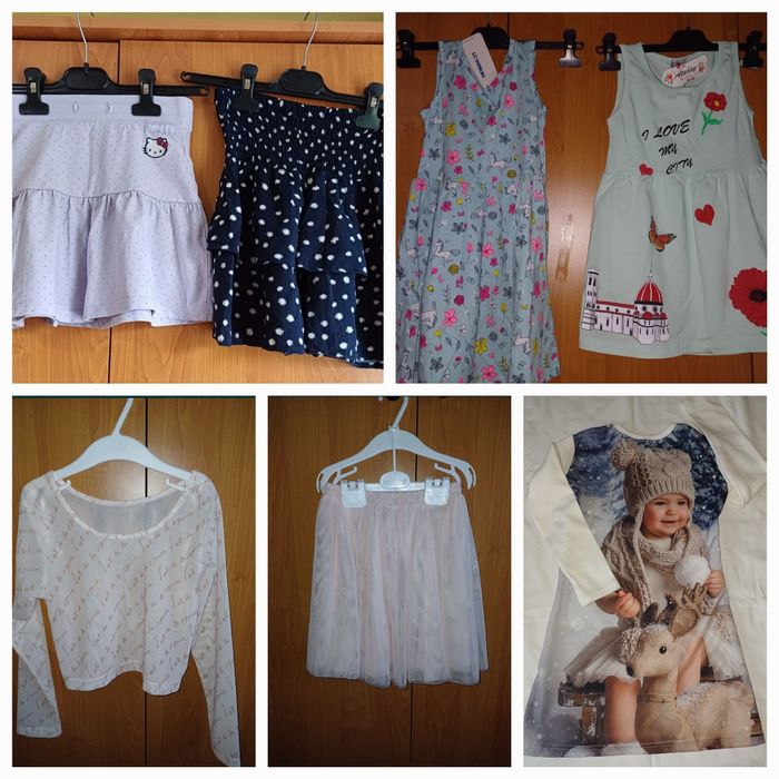 Летни рокли и полички 122/128