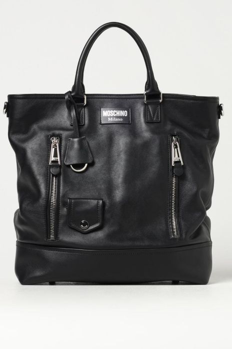 Чанта Moschino Естествена кожа