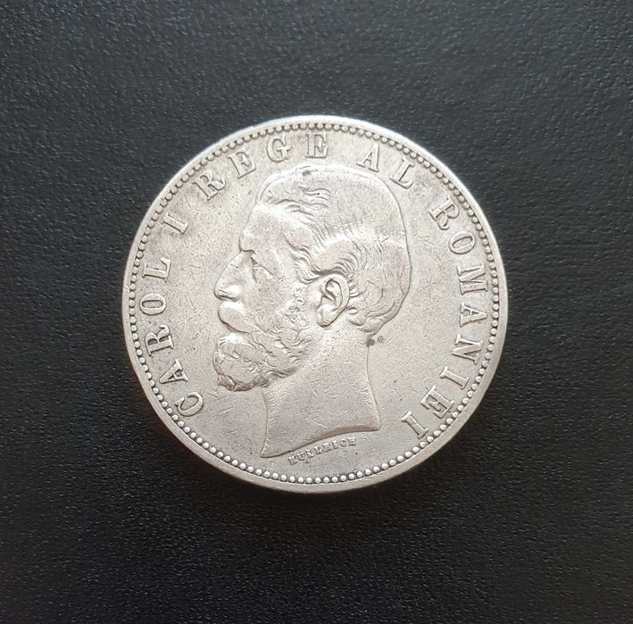 Moneda 5 lei 1883 argint