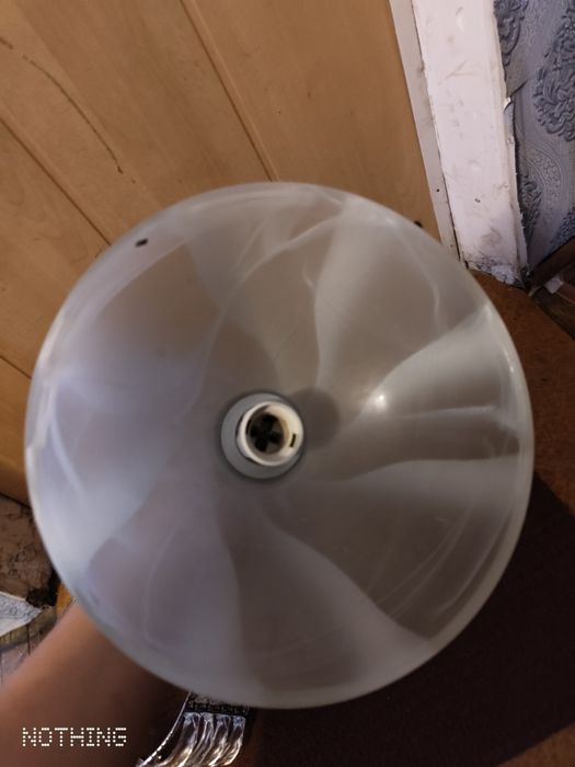 Люстра Стекло, металл, дерево E27