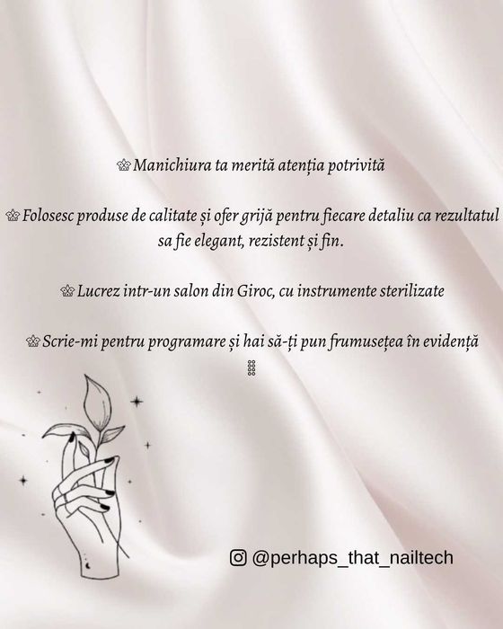 Manichiura cu gel/oja semi