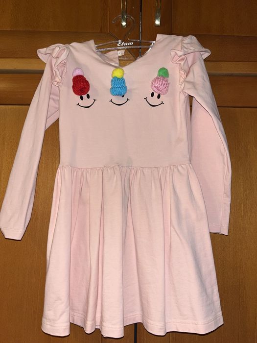 Елегантни детски рокли Newness, Точици 110