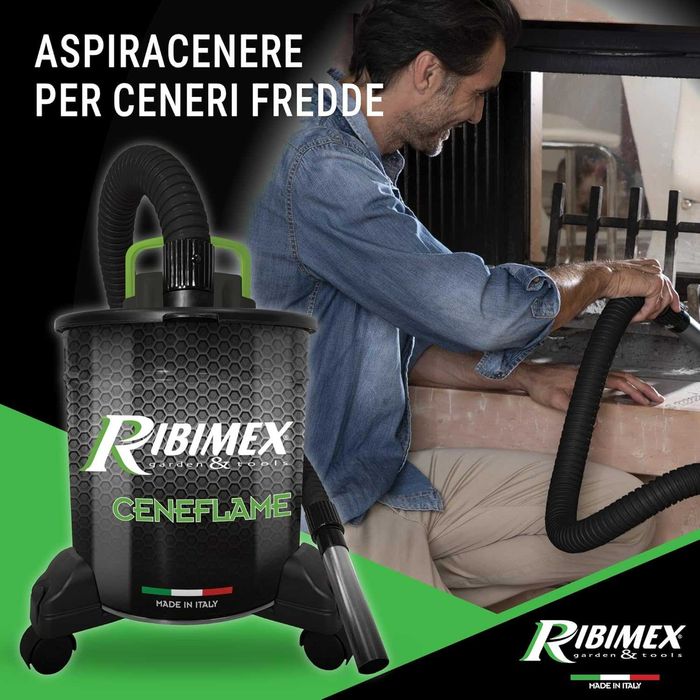 Aspirator electric pentru cenușă Ribimex Ceneflame, HEPA 18 L-PRCEN007