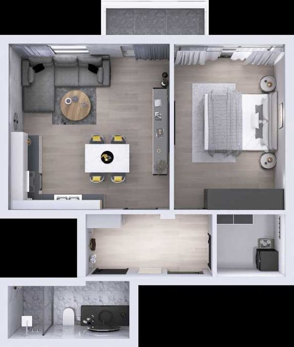 Продава се Двустаен апартамент в Пловдив, Остромила - 75 кв.м за 1161 €/кв.м - Снимка #1